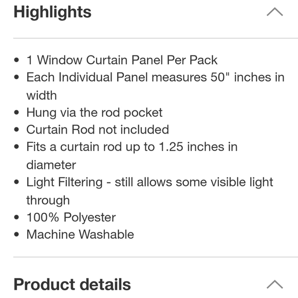 Waverly 50" x 63" Pinch Pleat Light Filtering Curtain Panels Set of 2 Panels - Picture 5 of 15
